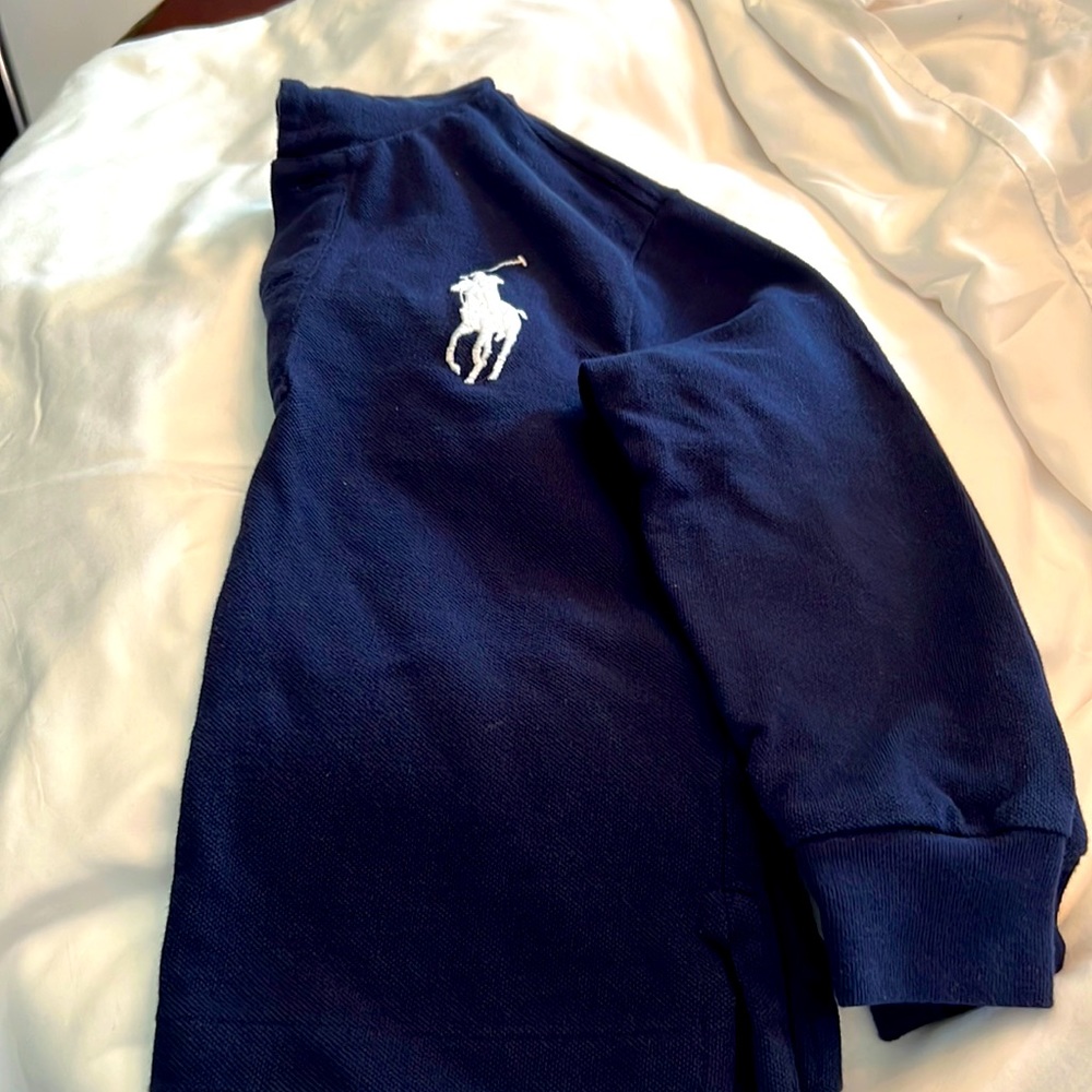 Polo Ralph Lauren Big pony long sleeve polo shirt with hood.